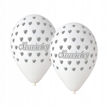 Balony nowożeńcy 5szt
